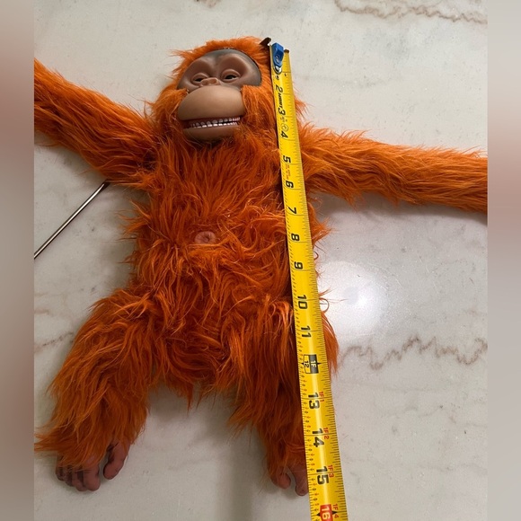 Obi Tan Orangutan Interactive Plush Toy Monkey 16" Senario Rare 2001 Kobi Oki - Picture 5 of 6
